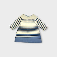 Petit Bateau Breton Stripe Dress, Size 1
