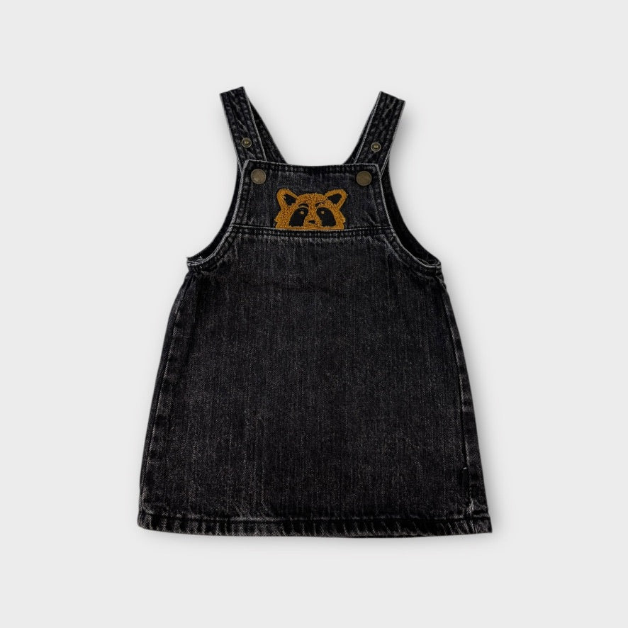 Animal Crackers Denim Pinafore, Size 2