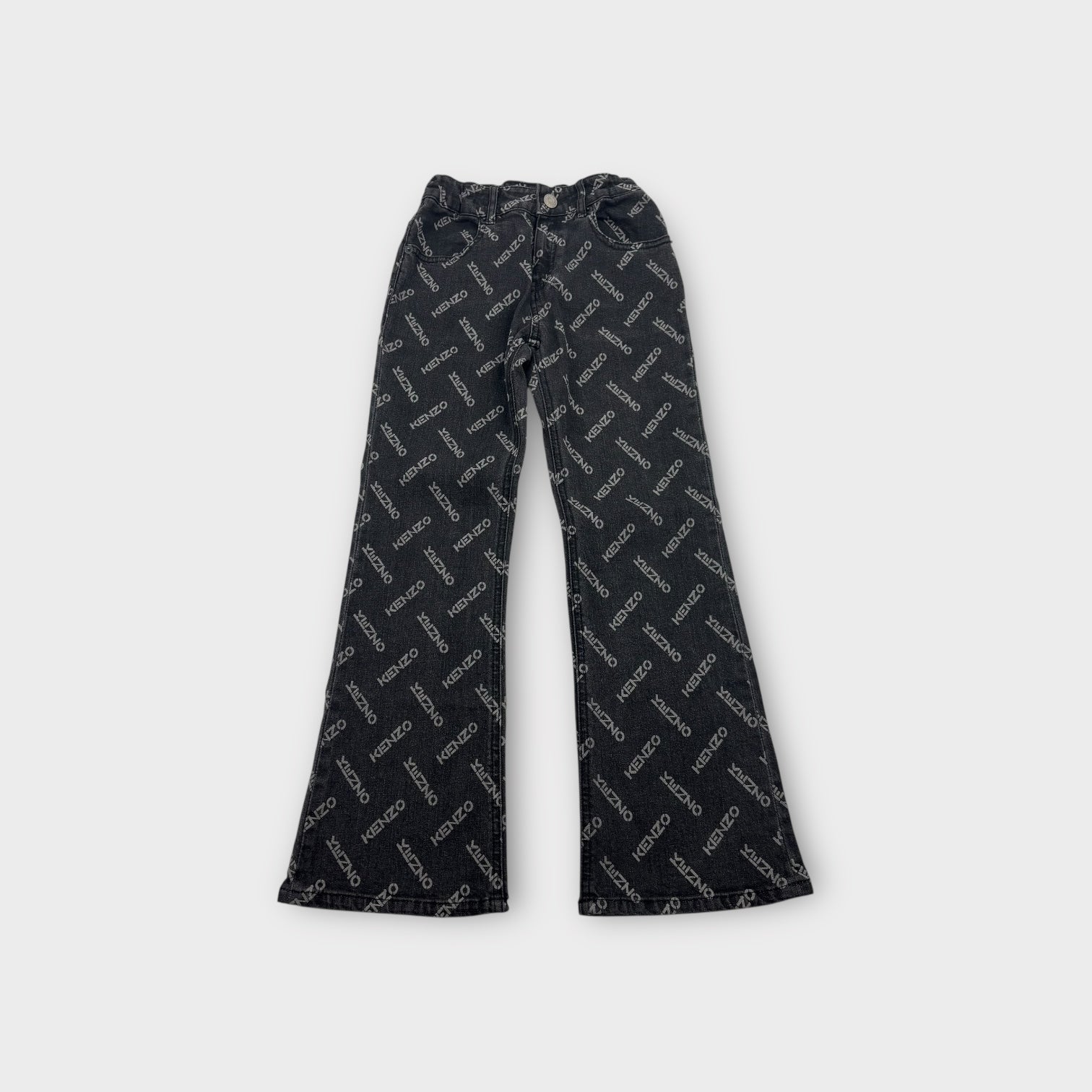 Kenzo Printed Logo Jeans, Size 10