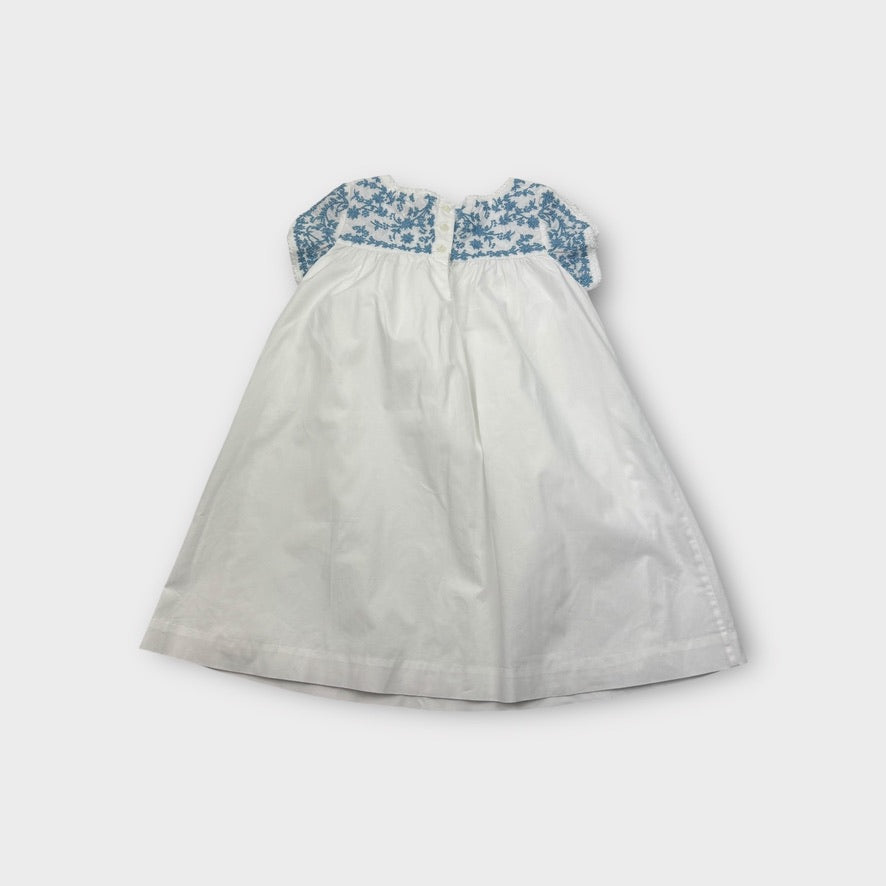 Polo Ralph Lauren Blue Embroidery Dress, Size 5