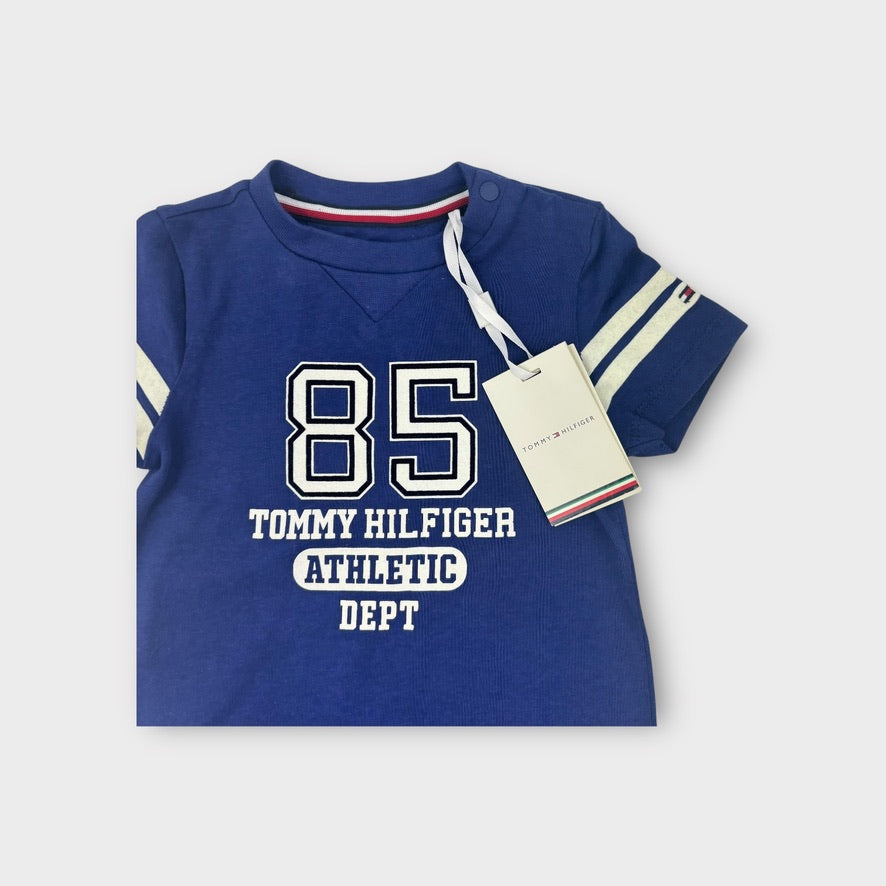 Tommy Hilfiger Sport Stripe Onesie, Size 00