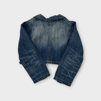 RL Cropped Denim Blazer, Size 4