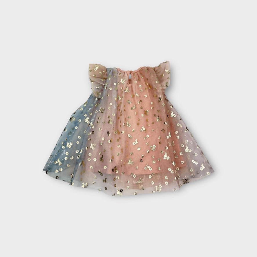 Hux Baby Rainbow Tulle Dress, Size 2