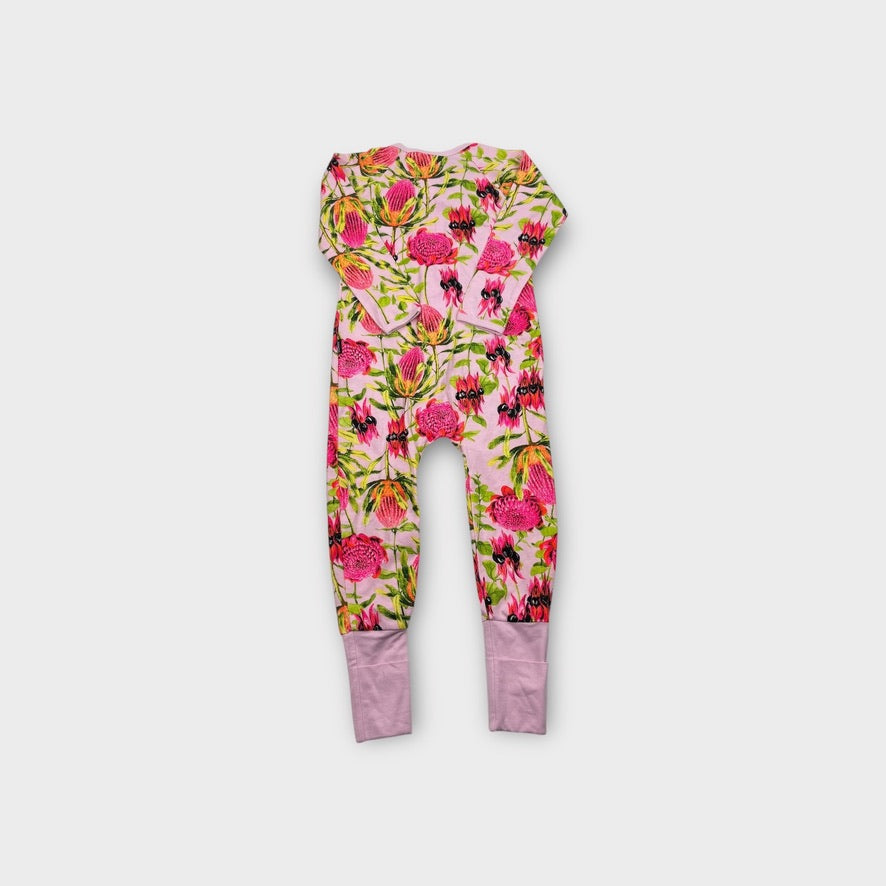 Bonds Wondersuit Australian Flora Onesie, Size 3