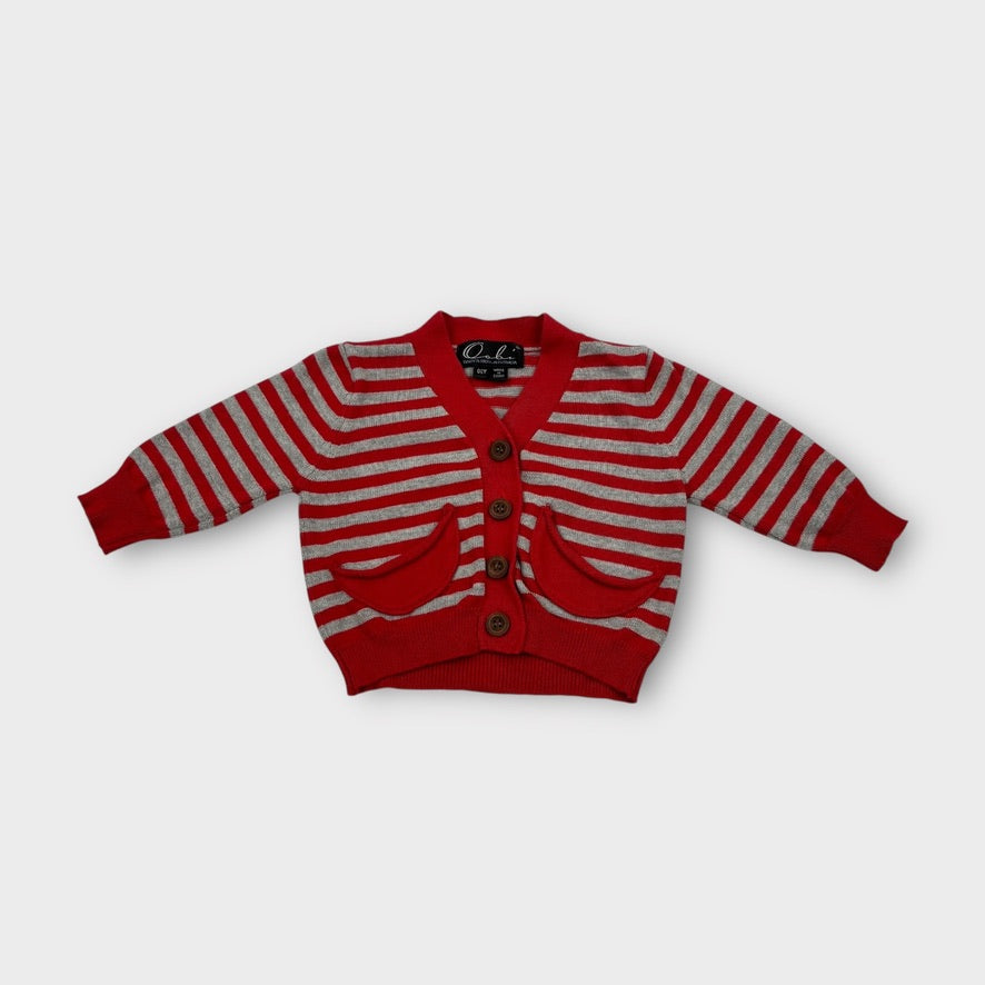 Oobi Stripe Cardigan, Size 00
