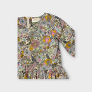 Peggy Long Sleeve Floral Dress, Size 3