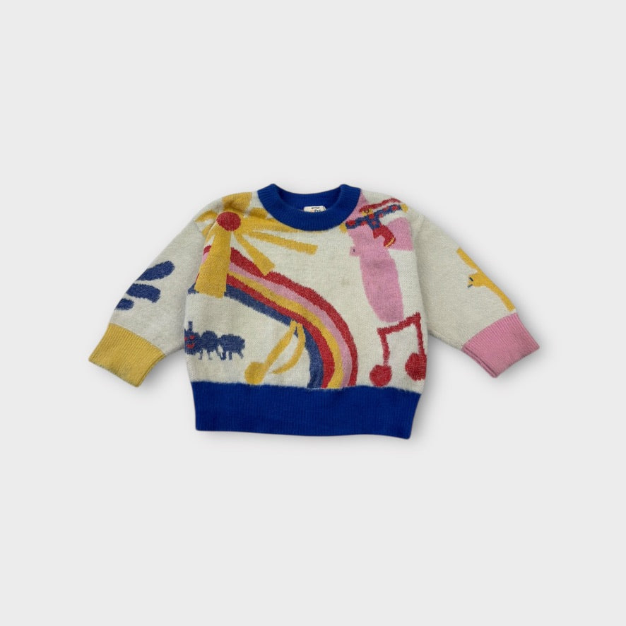 Gorman Kids Colorful Knit Jumper, Size 3-4