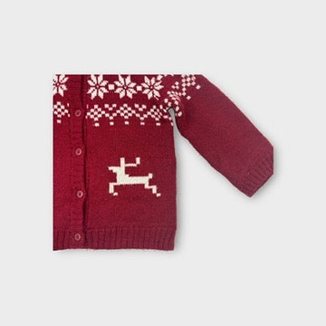 Fairisle Hooded Cardigan, Size 1