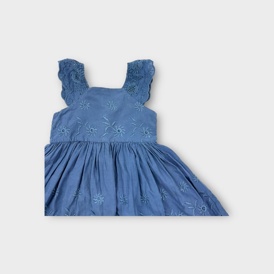 Collette Dinnigan Blue Lace Dress, Size 1