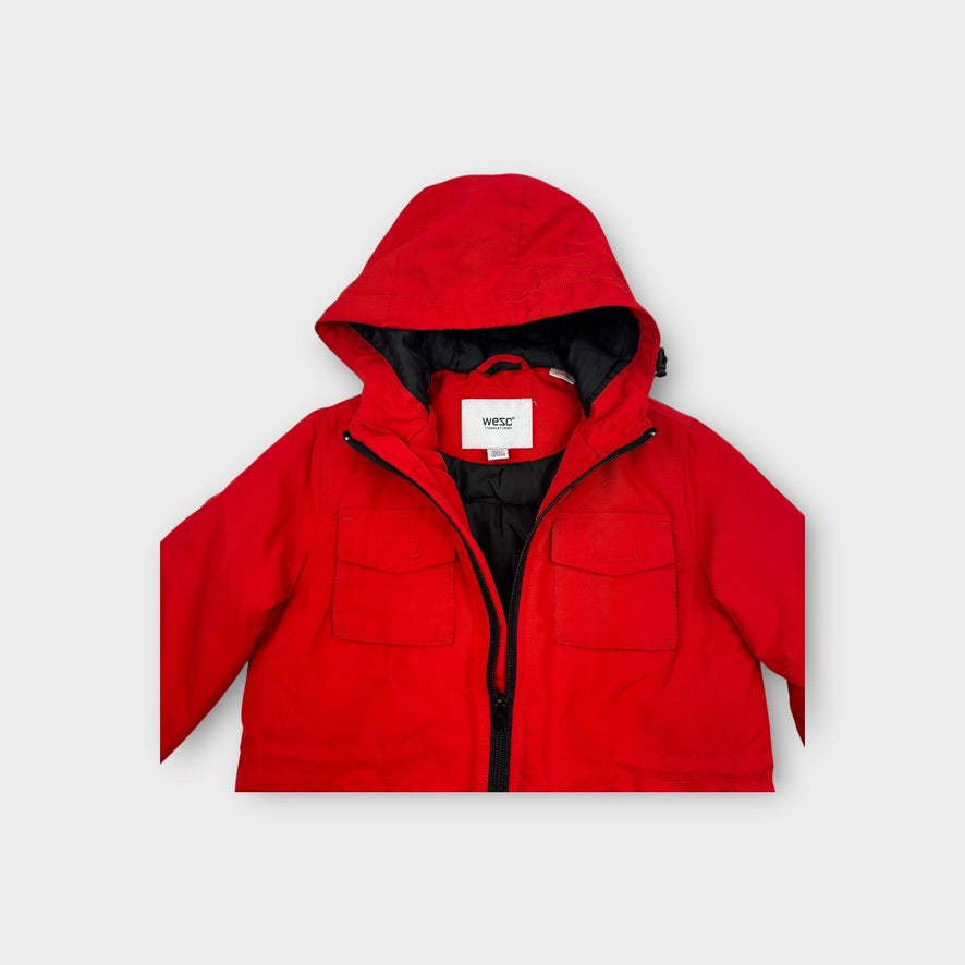 WESC Red Padded Jacket, Size 6