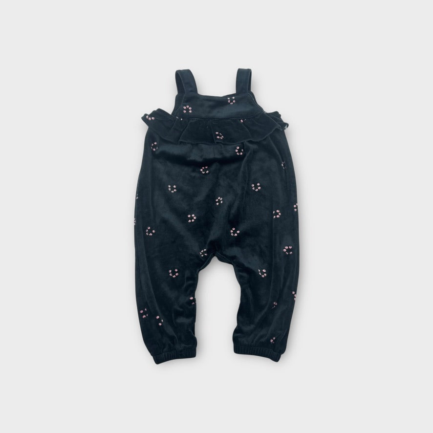Milky Velour Romper, Size 00