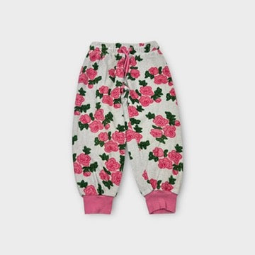 Mini Rodini Terry Rose Pants, Size 3-5