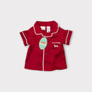 Peter Alexander Red Pinstripe Sleep Set, Size 00