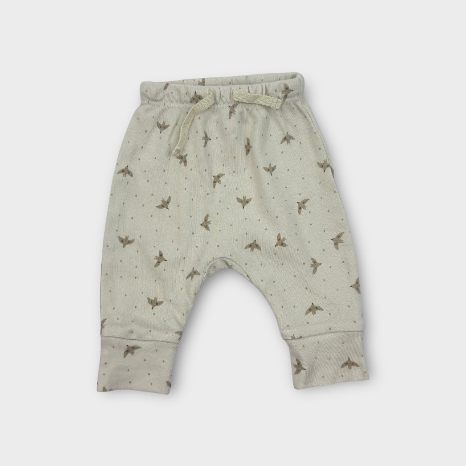 Quincy Mae Dove Print Pants, Size 000
