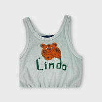 The Animals Observatory Terry Romper, Size 4
