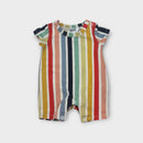 Cotton on Baby Christmas Stripe Onesie, Size NB