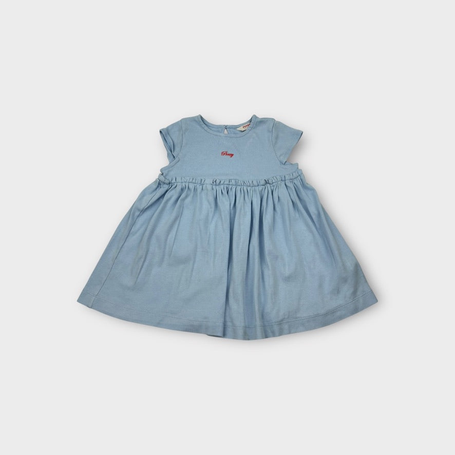 Poney Collection Blue Pleat Dress, Size 2