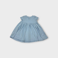 Poney Collection Blue Pleat Dress, Size 2
