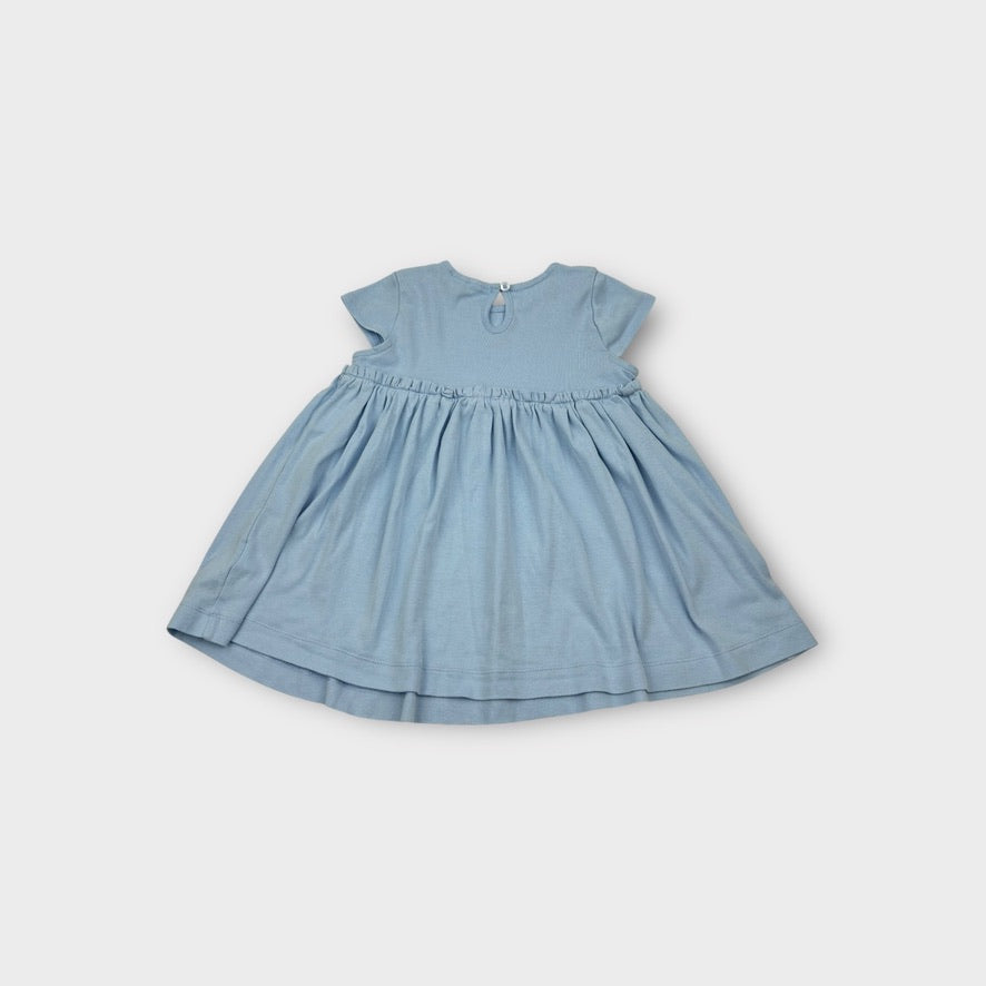 Poney Collection Blue Pleat Dress, Size 2