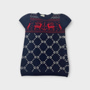 Gucci Navy Sweater Dress, Size 0