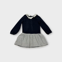 Petit Bateau Nautical Stripe Dress, Size 2