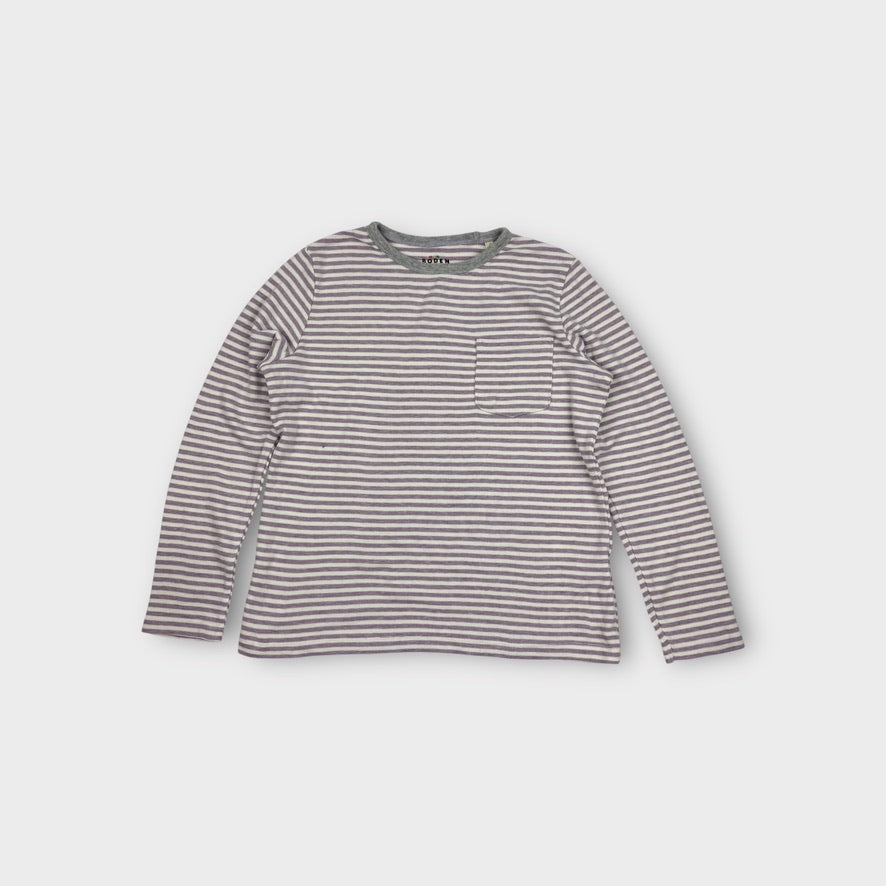 Mini Boden Striped Long Sleeve Top, Size 9