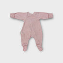 Purebaby Pink Marle Onesie, Size NB