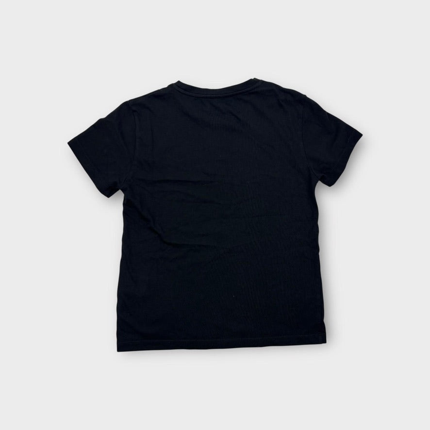 Versace Black Printed T-shirt, Size 10