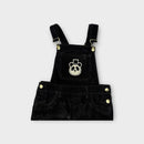 Mini Rodini Panda Corduroy Overalls, Size 4-5
