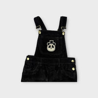 Mini Rodini Panda Corduroy Overalls, Size 4-5