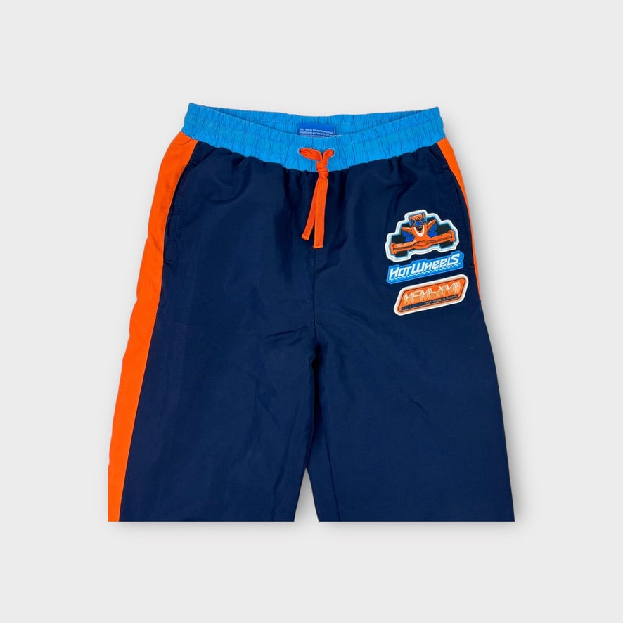 Hot Wheels Navy Track Pants, Size 10