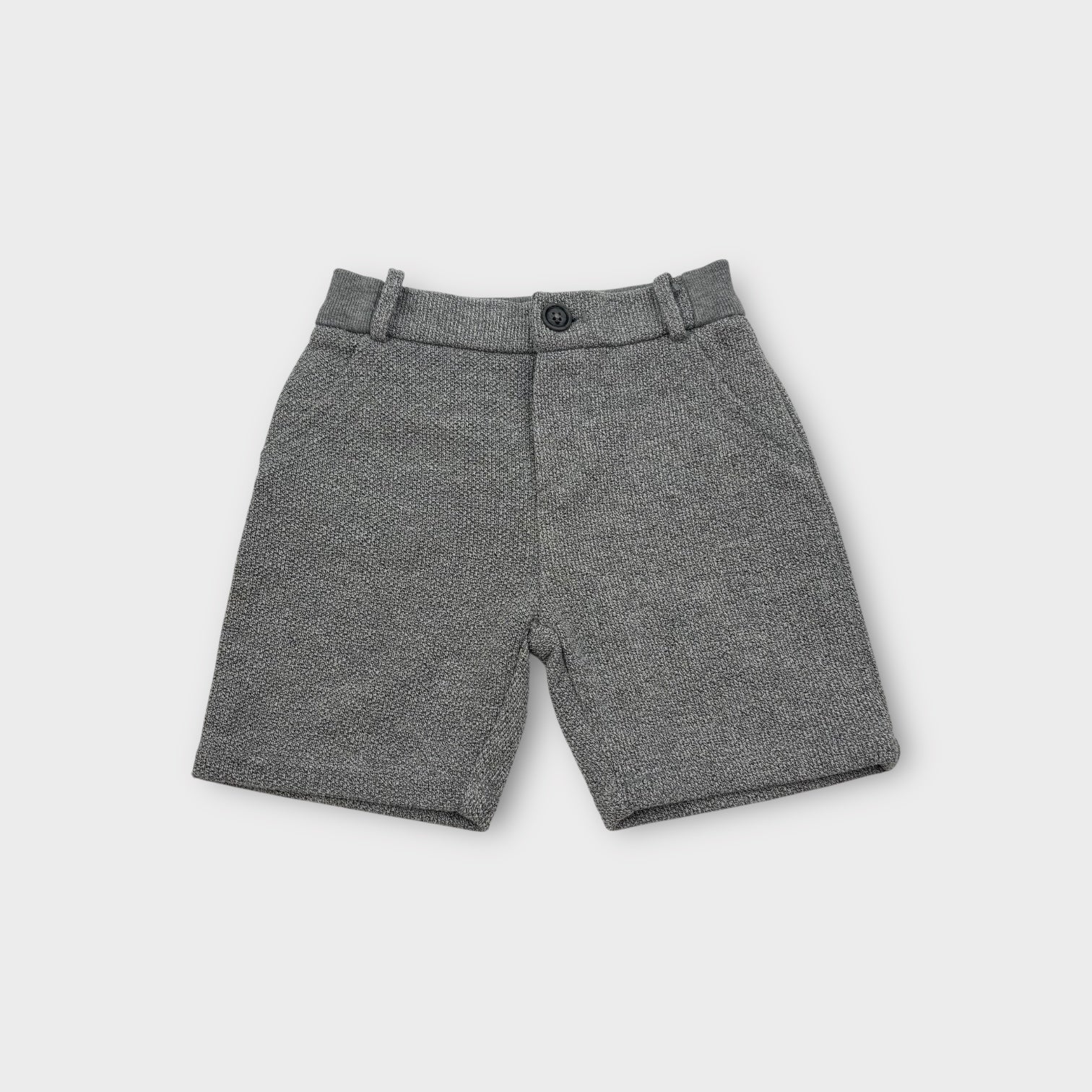 Armani Baby Grey Textured Shorts, Size 0