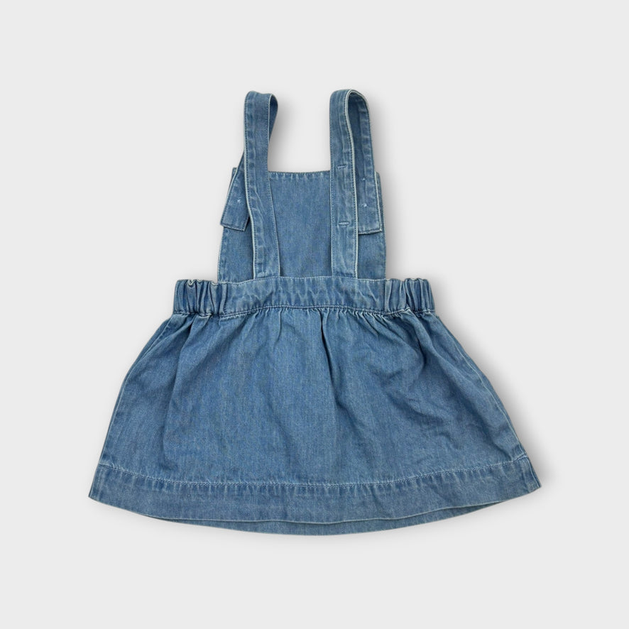 Petit Bateau Pinafore Dress, Size 0