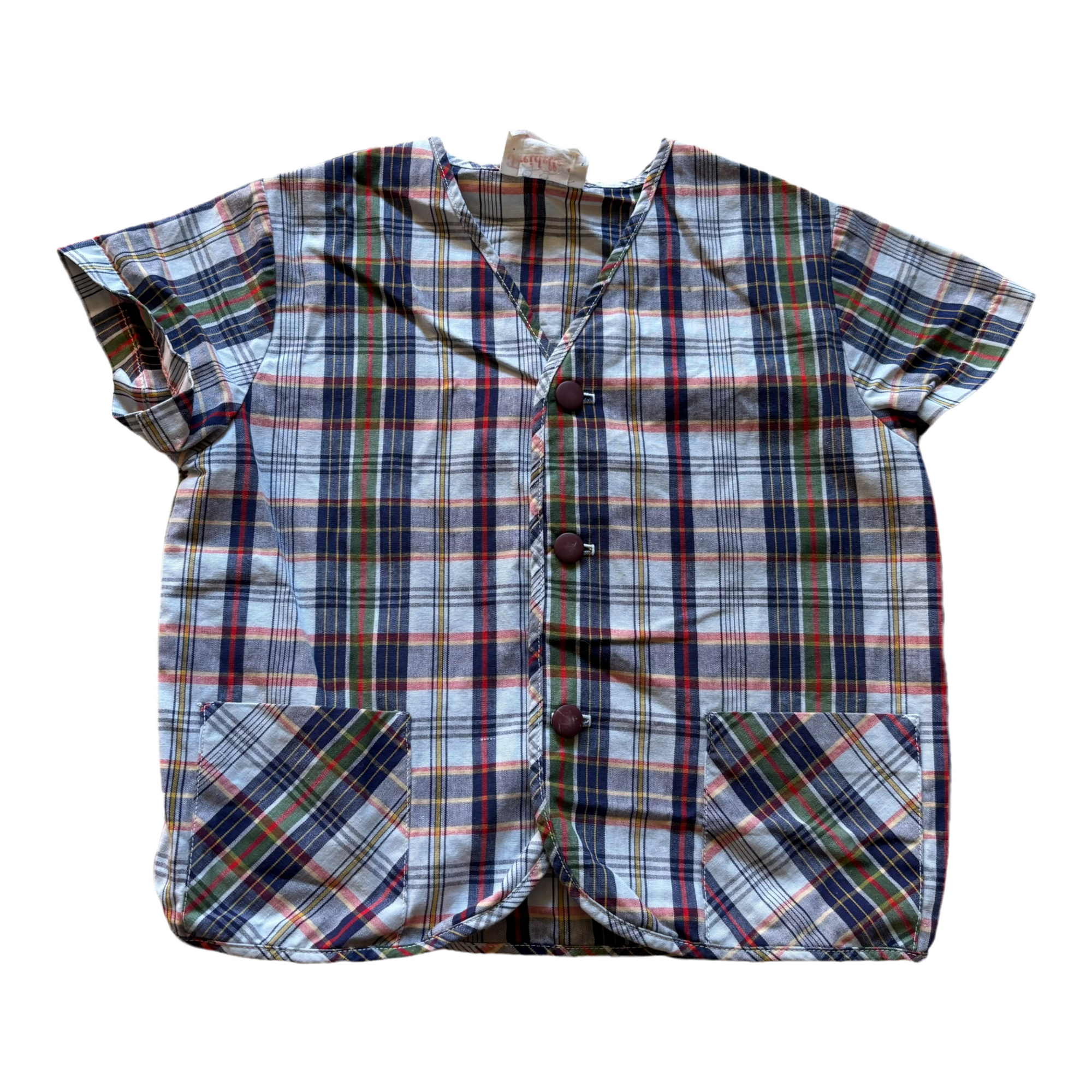 Vintage Plaid Shirt, Size 4