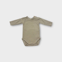 Quincy Mae Long Sleeve Stripe Bodysuit, Size 0000