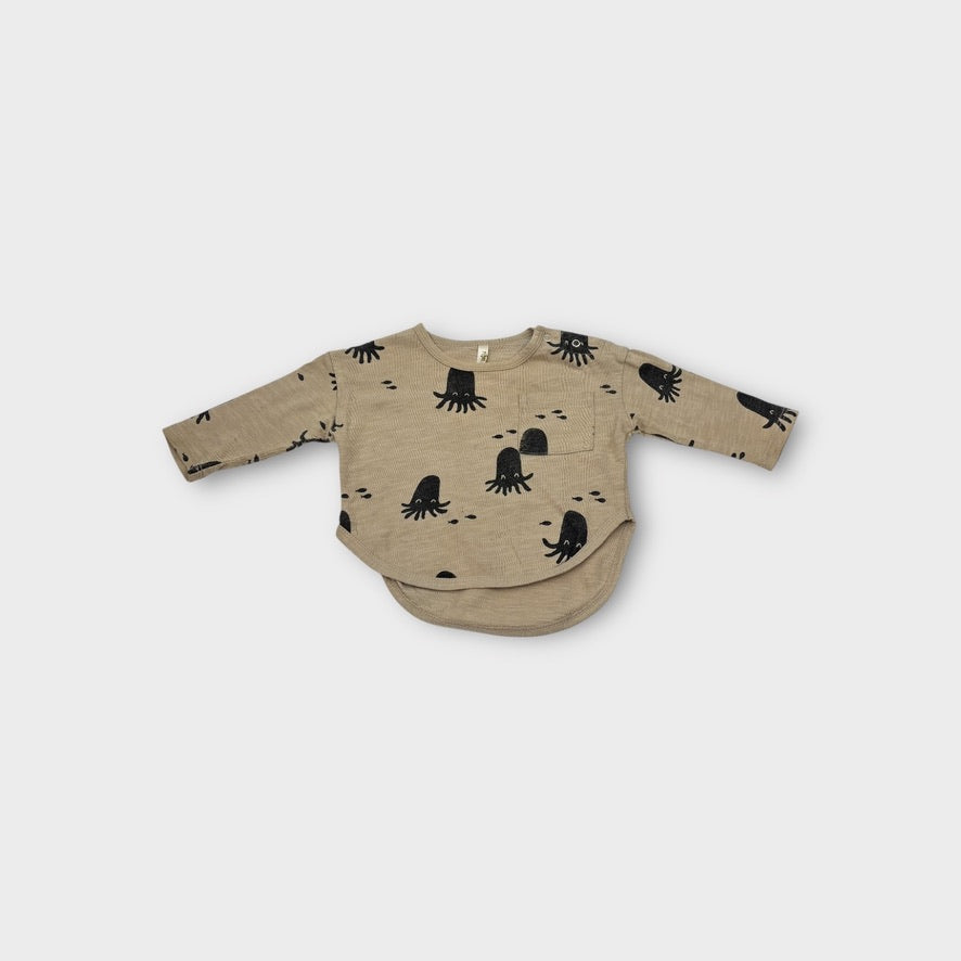 Rylee & Cru Octopus Long Sleeve Top, Size 000