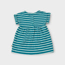 Frugi Dino Stripe Dress, Size 00