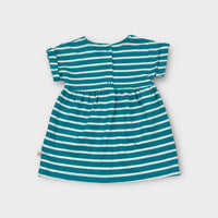 Frugi Dino Stripe Dress, Size 00