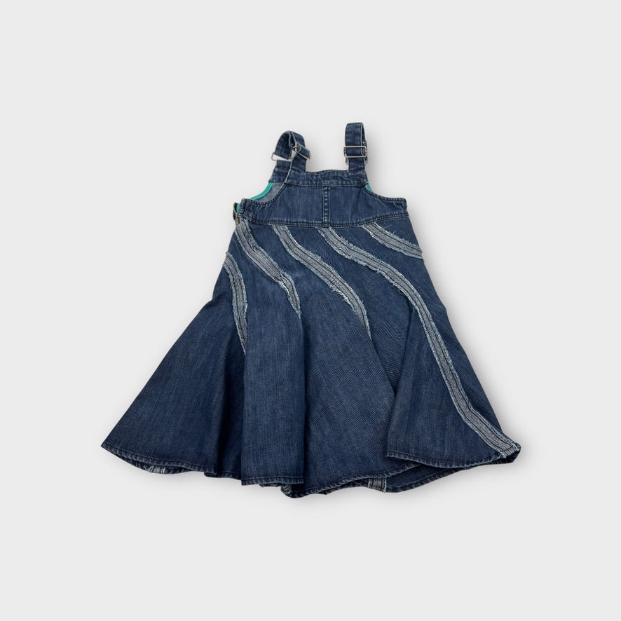 Kenzo Denim Pinafore Dress, Size 4