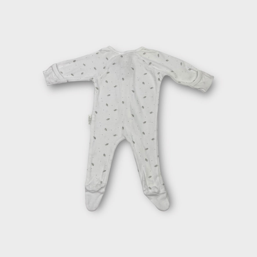 Purebaby Leaf Onesie, Size NB