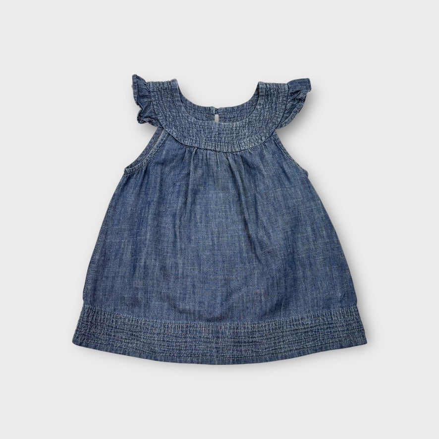 Vintage Blue Denim Dress, Size 1