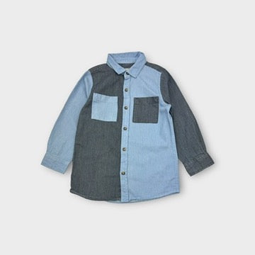 River Island Mini Denim Shirt, Size 4-5