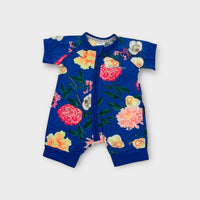 Bonds Shortie Floral Wondersuit, Size NB