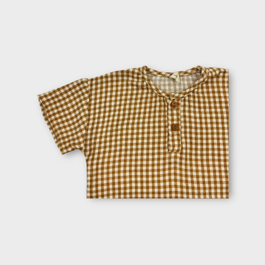 Qunicy Mae Gingham Top Size 2