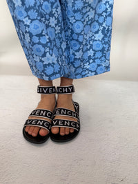 Givenchy Logo Strap Sandals, Size EU 29
