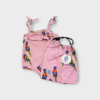 Cheeky Chickadee Rosella Romper, Size 00