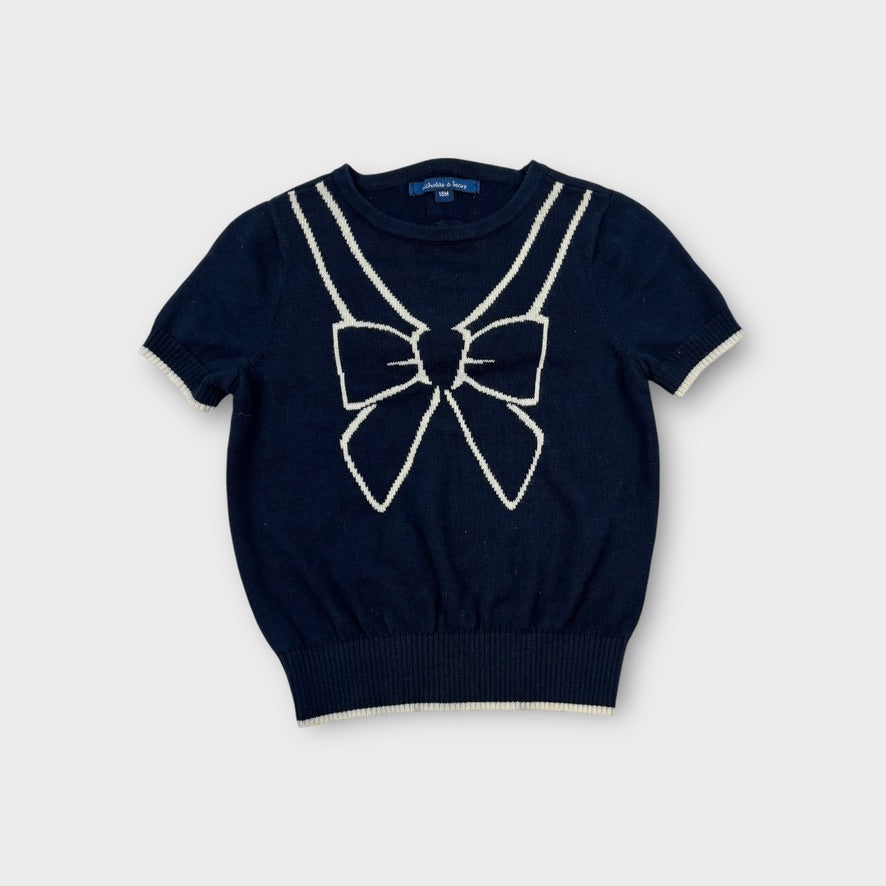 Nicholas & Bears Bow Knit Top, Size 1
