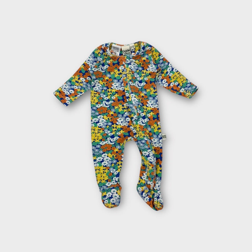 Goldie + Ace Floral Onesie, Size 000