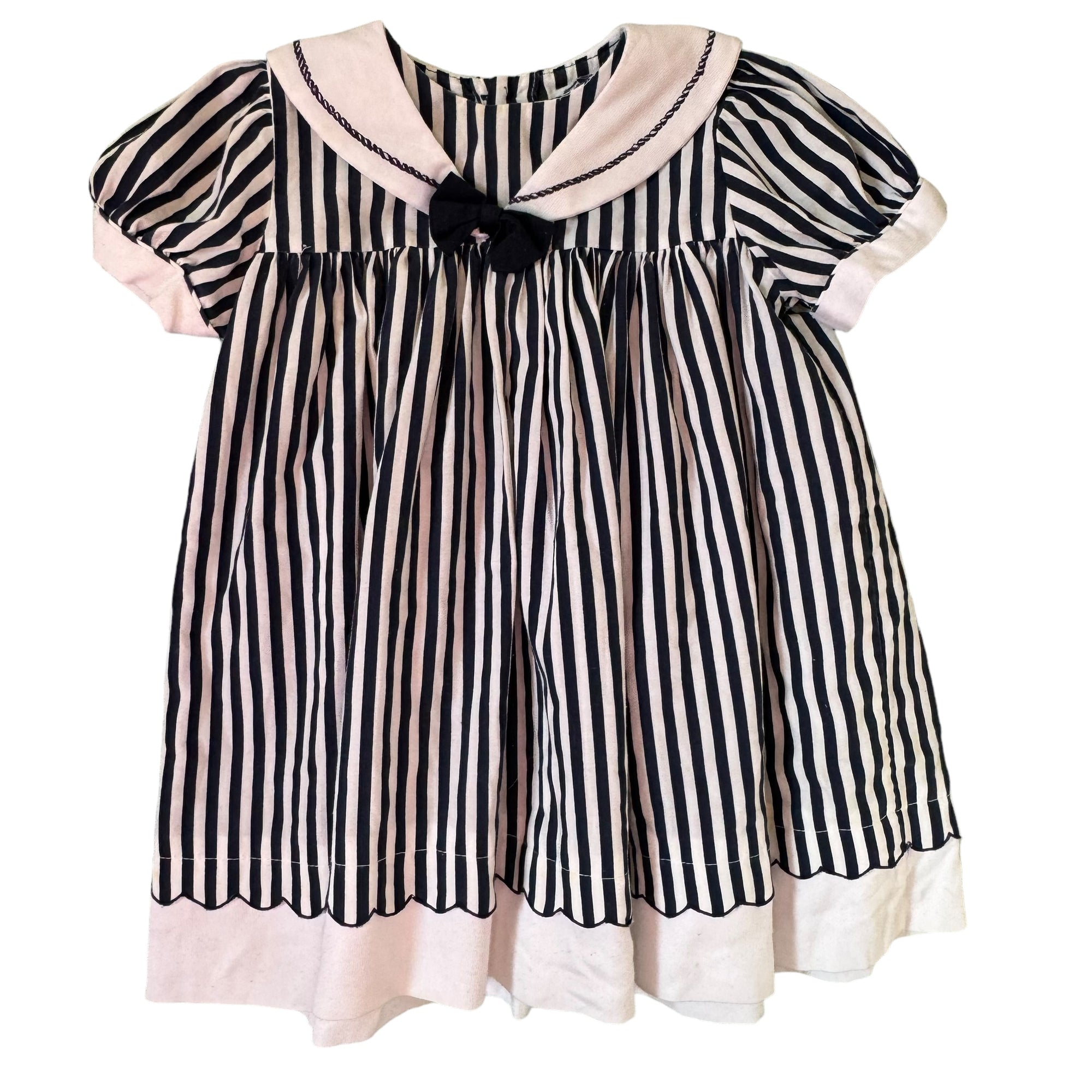 Vintage Stripe Dress, Size 2