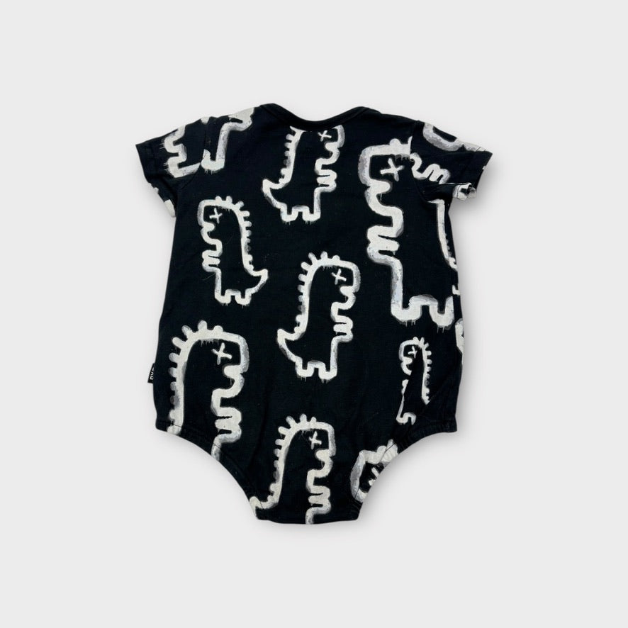 Rock Your Baby Dinosaur Romper, Size 1